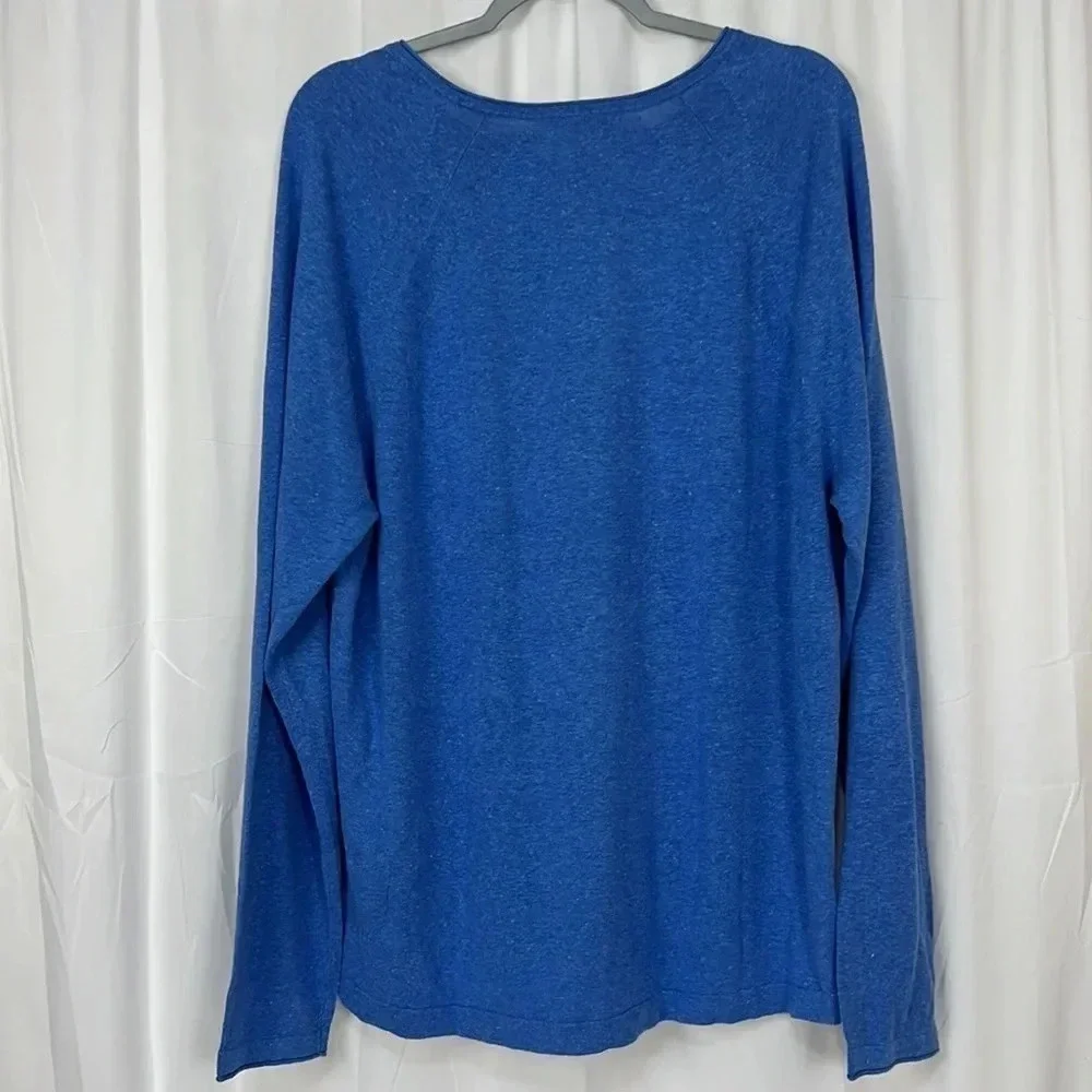 Banana Republic Silk Linen Crewneck Relaxed‎ Fit Sweater Size Large